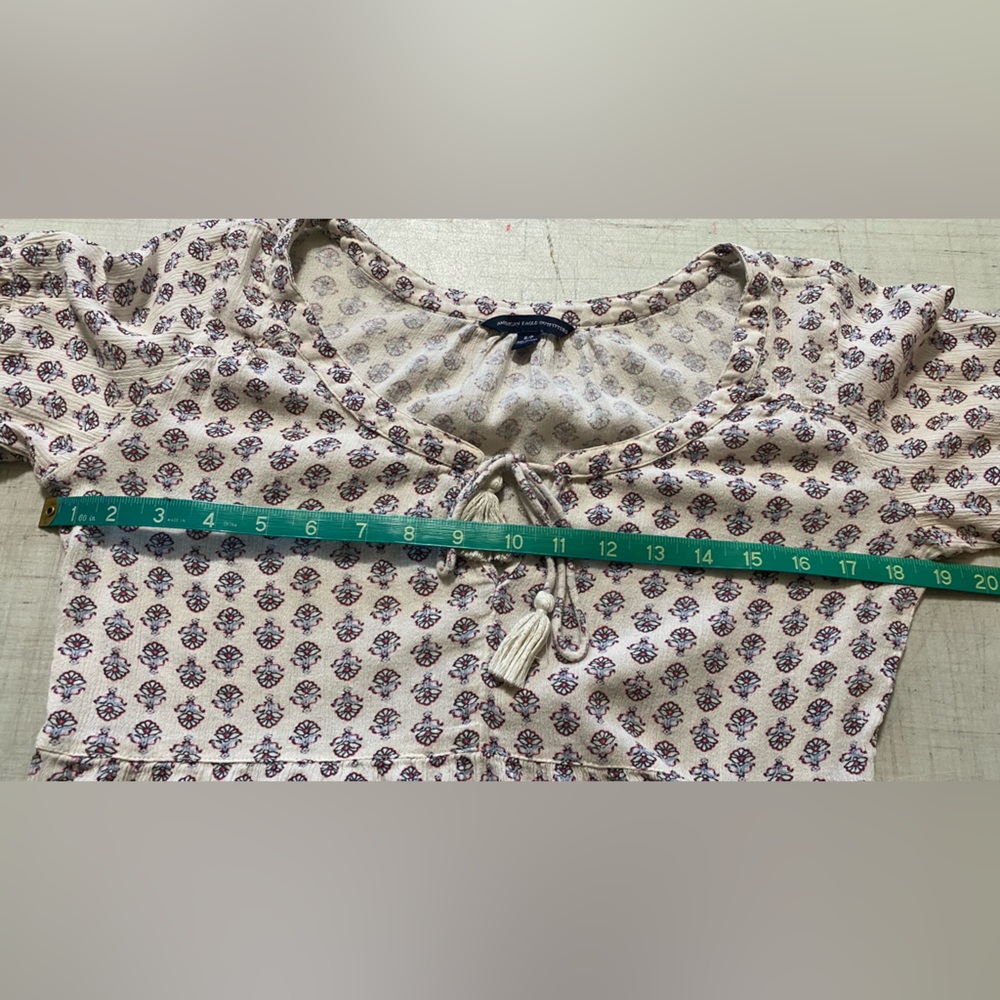 American Eagle outfitters women’s S/P Boho blouse good condition - Picture 8 of 10